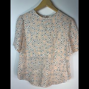 A.L.C. Blouse flowers size 6